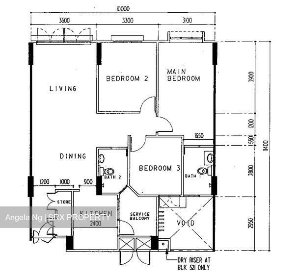 Blk 524 Fragrant Woods (Woodlands), HDB 4 Rooms #618069491